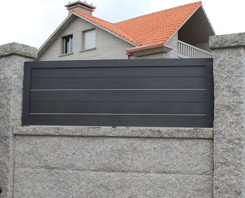 Cerramiento de acero inoxidable